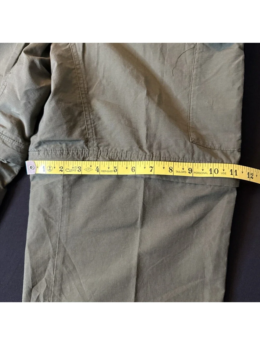 Columbia Men’s Convertible Hiking Cargo Pants Olive Green Zip-Off Trail Size 32